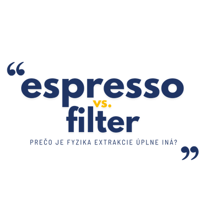 Espresso vs filter – grafika k článku o rozdiele extrakcie kávy pri espressu a filtrovanej káve